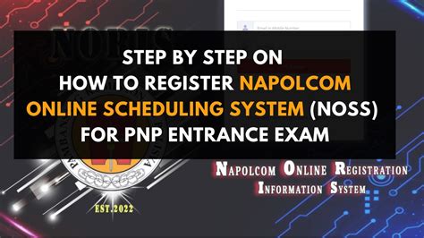 napolcom online scheduling system